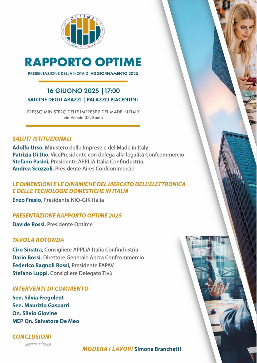 Presentazione del Rapporto Optime 2025